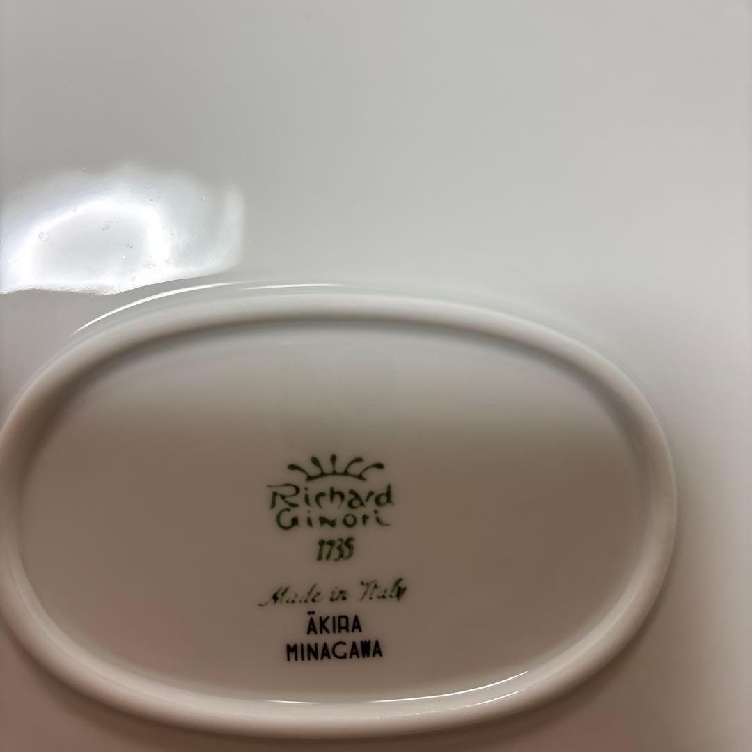 Richard Ginori 1735 大皿 鳥と花のデザイン