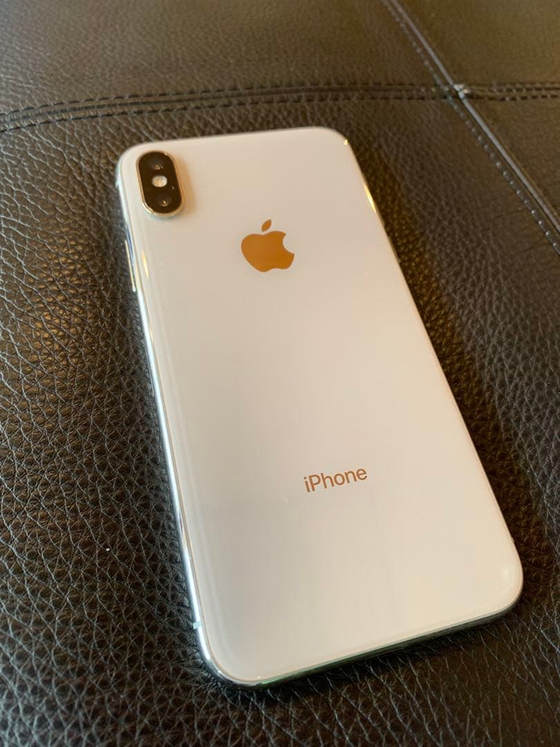 【SIMロック解除済み】iPhoneX 128GB ホワイト 完動品