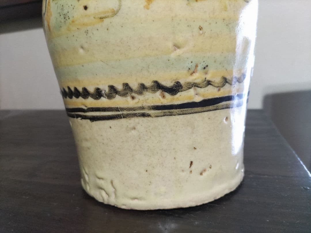 骨董　欧州古陶磁　手付　水注　スペイン　18～19世紀？