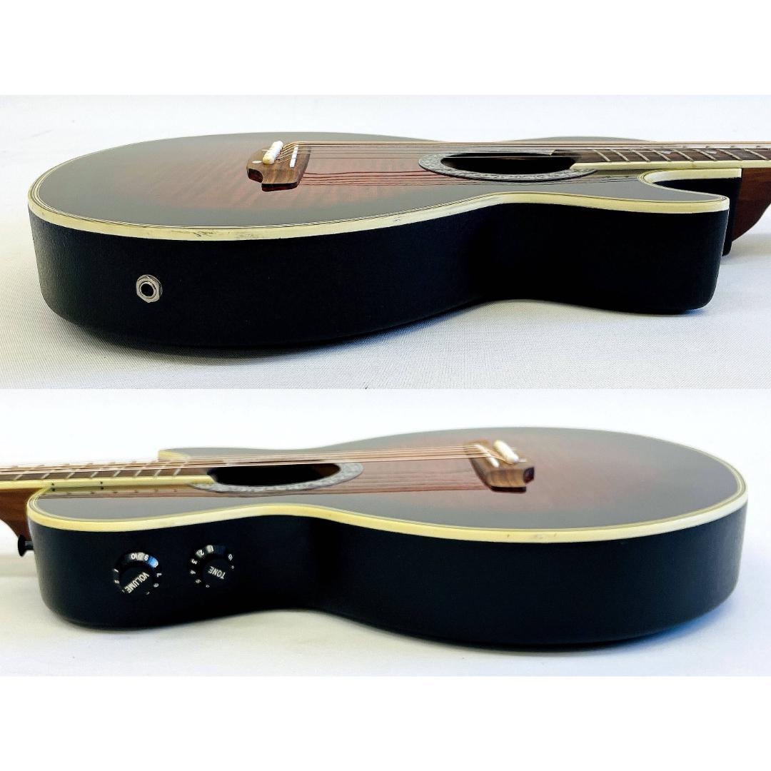 ARIA AMB-35S エレアコ 虎杢 フレイムメイプル ピエゾ搭載【整備品】