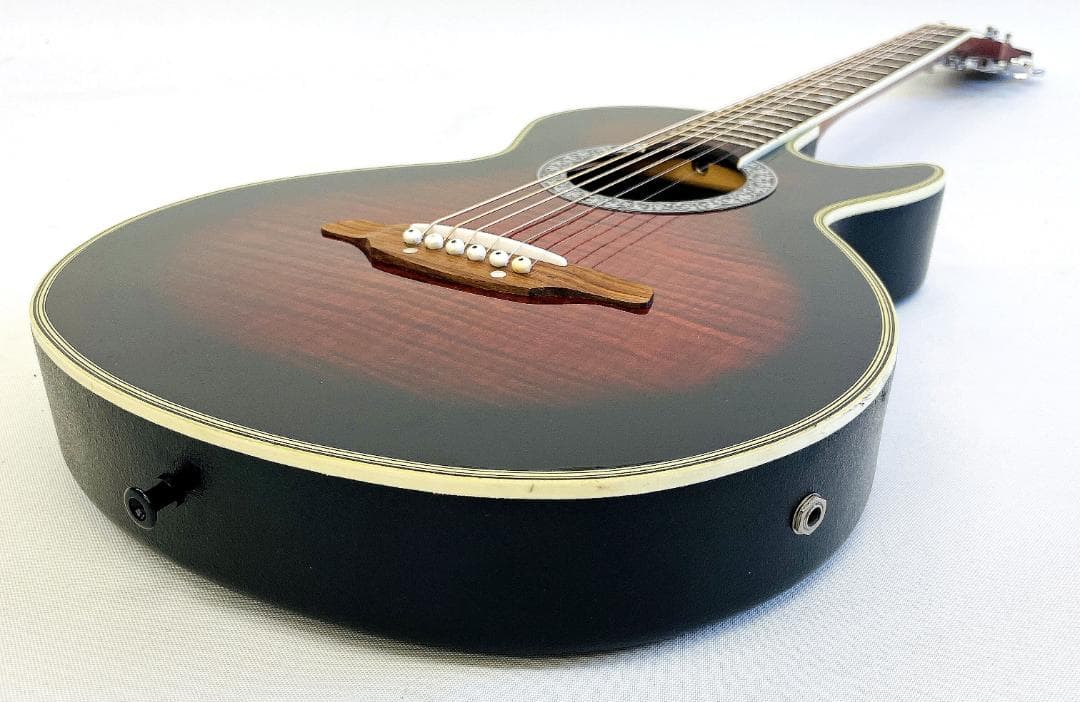 ARIA AMB-35S エレアコ 虎杢 フレイムメイプル ピエゾ搭載【整備品】