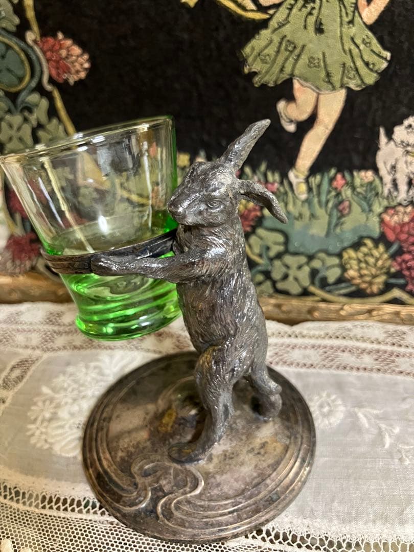 イースターウサギのグラススタンド　超絶レア