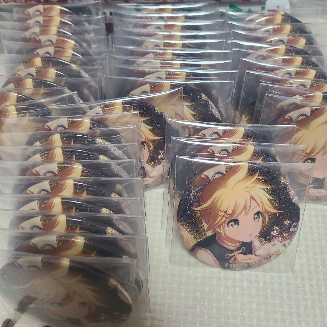 プロセカ 鏡音レン 26A グリッター缶バッジ　42点セット まとめ売り