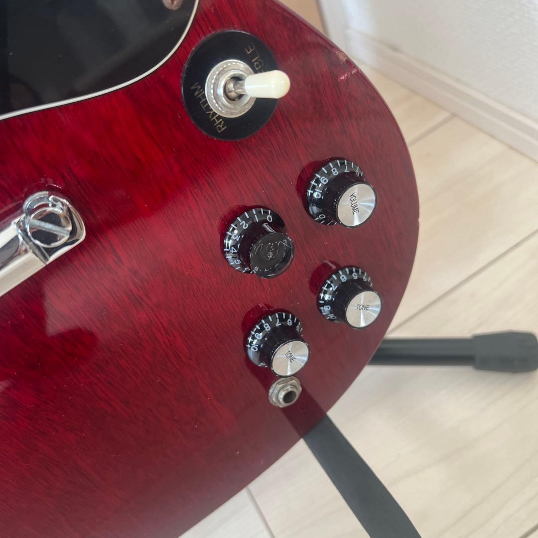 美品 グラスルーツ エレキギター Grass Roots G-SG Cherry