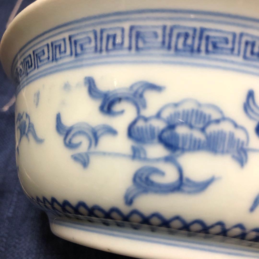 古伊万里　鉢　花みじん紋様　江戸時代　逸品