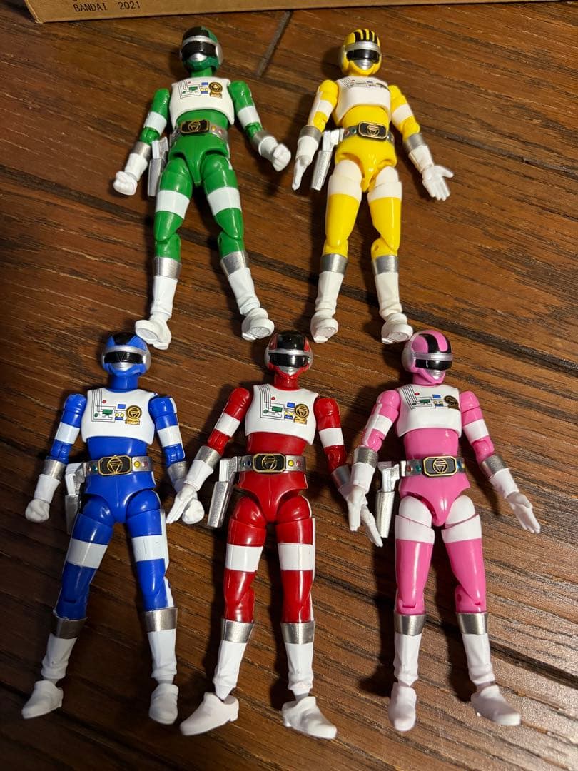 塗装済み SHODO SUPER 超電子バイオマン スーパー戦隊