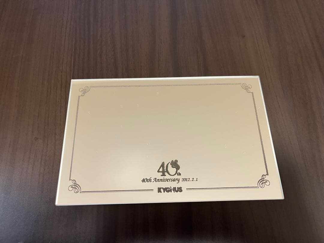 特別価格！ スワロフスキー　スワンのはばたき　クリスタル白鳥 置物ミラー台座付き