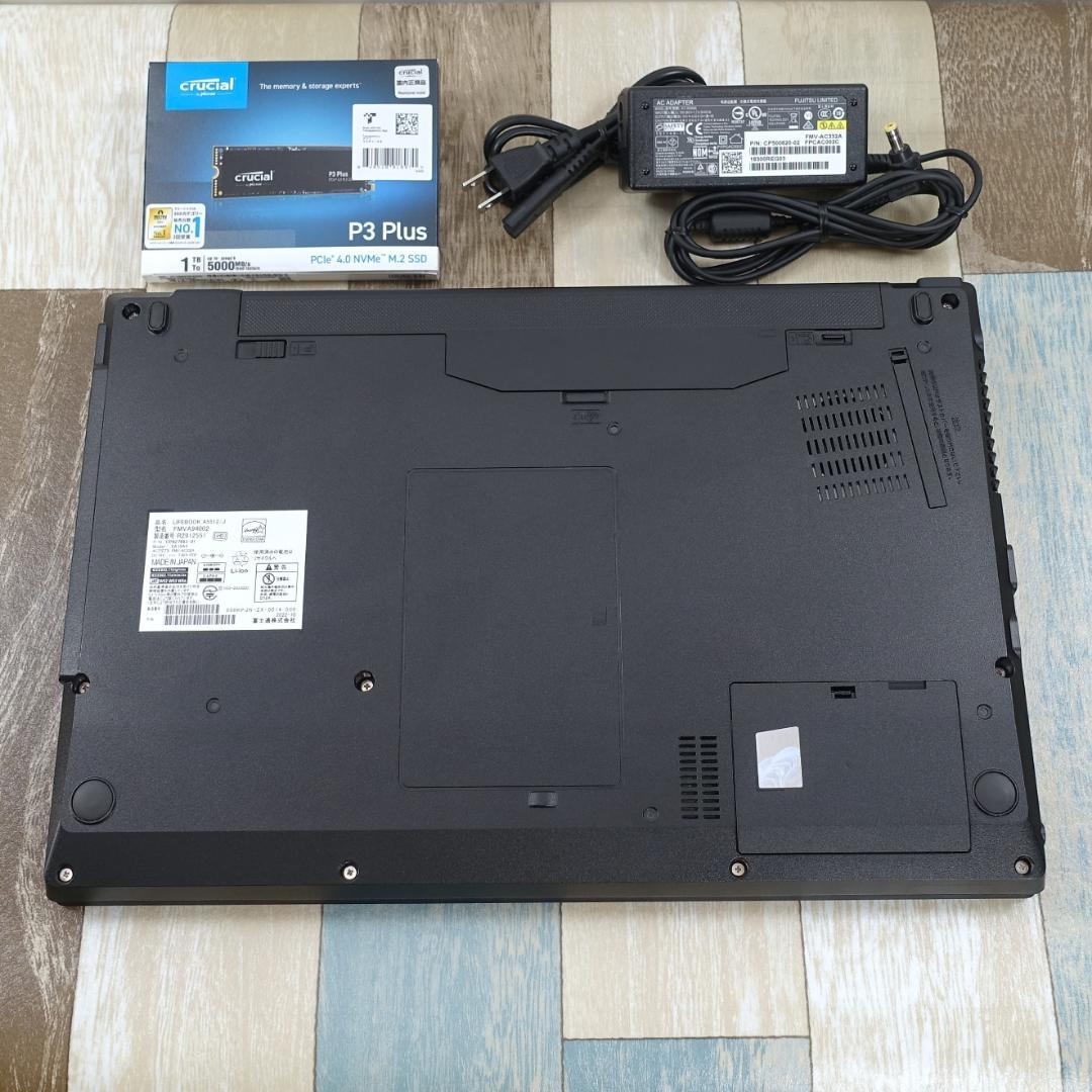 極美品で神速の２０２２年製✨１２世代ｉ５に超高性能新品ＳＳＤ１ＴＢ＆大容量メモリ