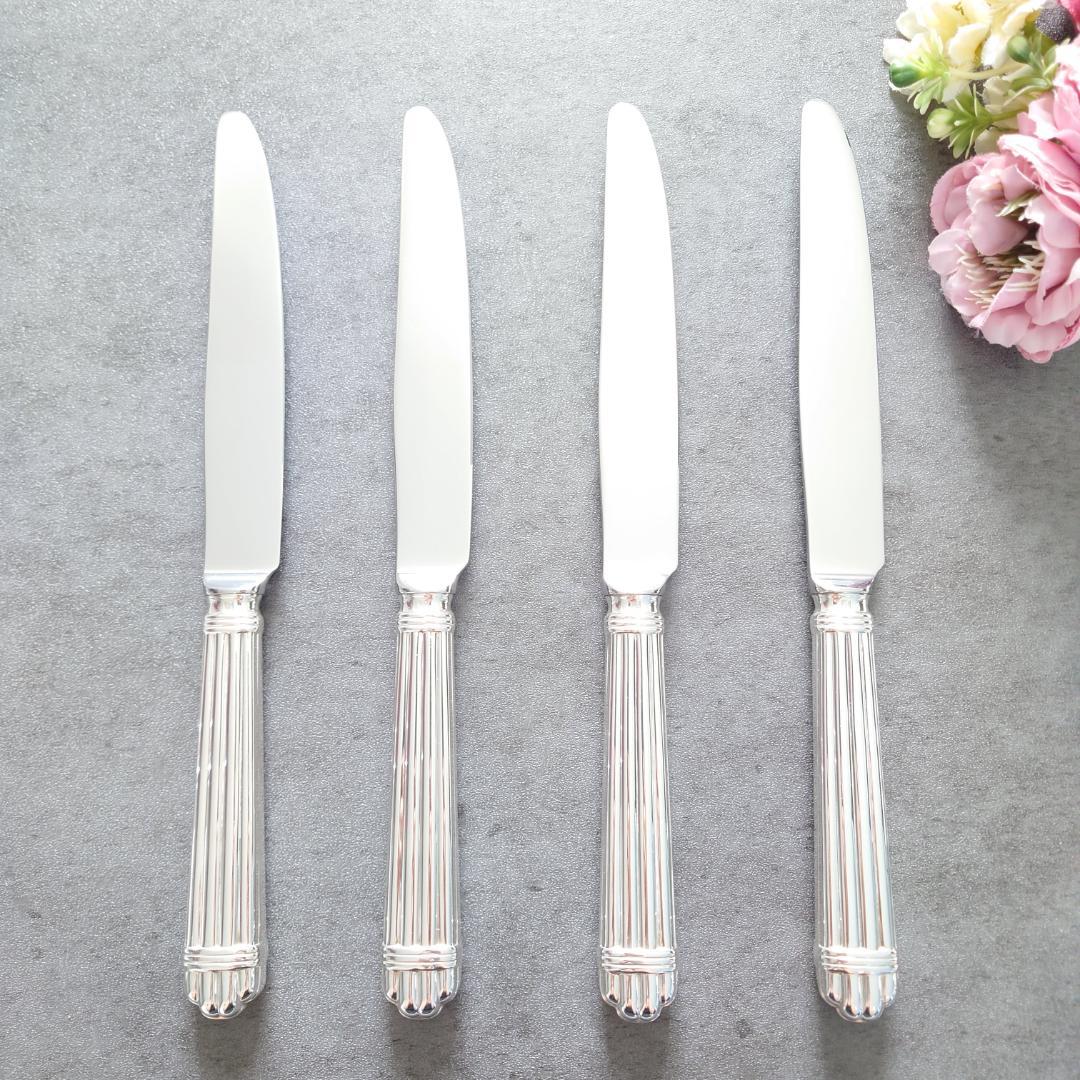 美品 クリストフル アリア テーブルナイフ 4点