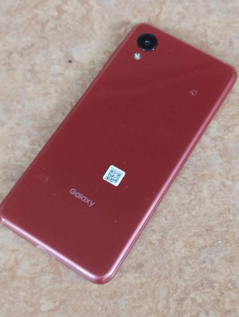 美品!![Samsung]Galaxy A23 5G(レッド)