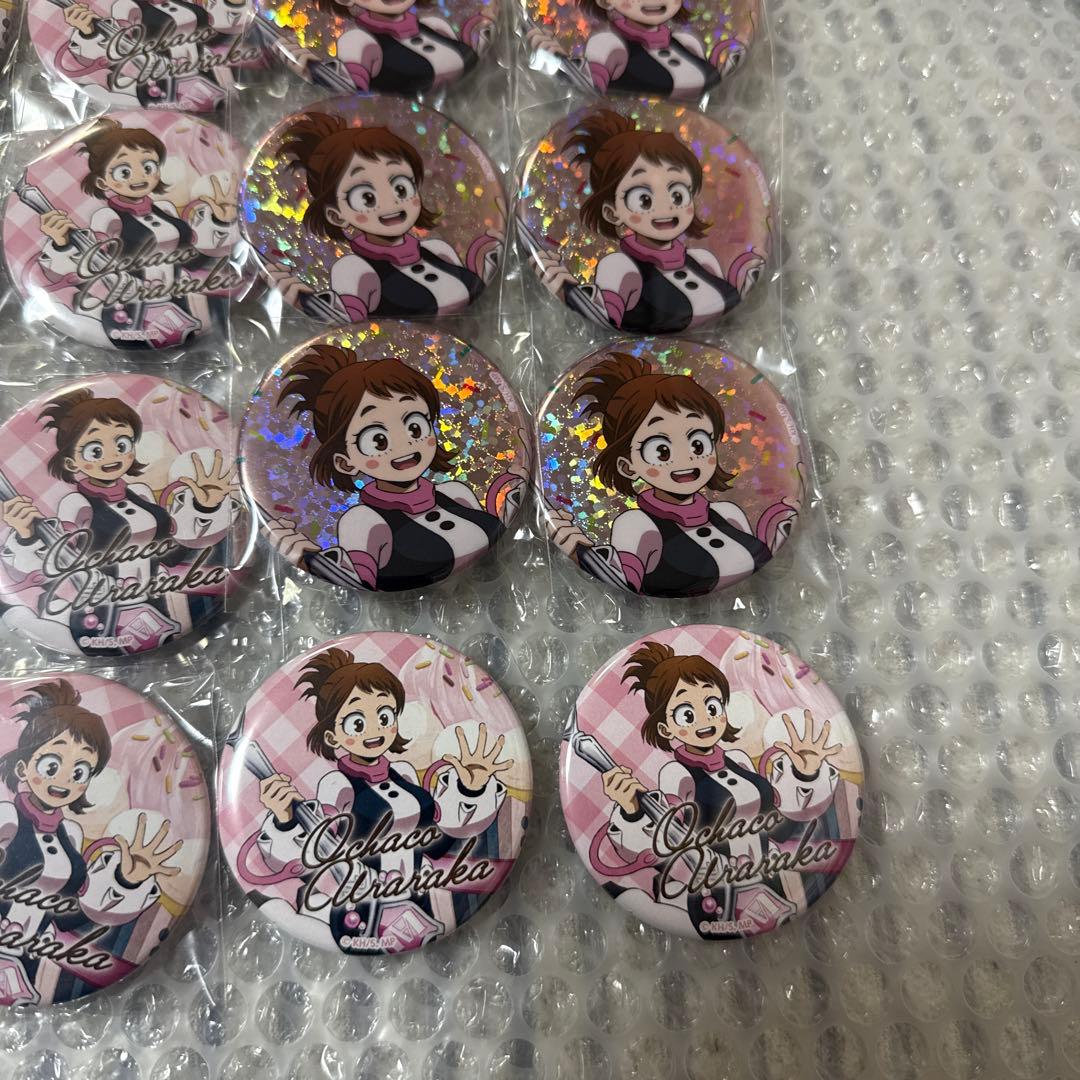 僕のヒーローアカデミア オープンスクール 麗日お茶子　缶バッジ　28個