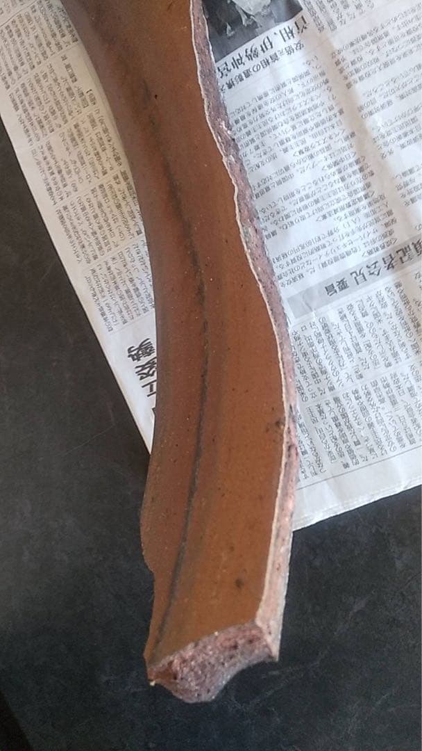 古備前 大甕 古陶 室町時代 酒器 陶板 残欠 伝世品 茶器 花器 茶道具 陶片