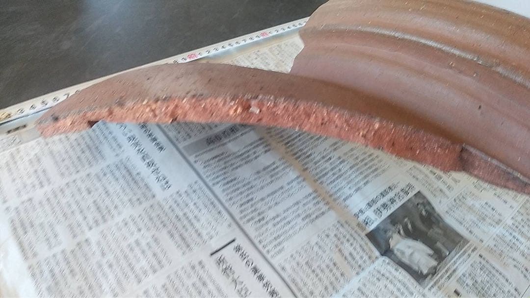 古備前 大甕 古陶 室町時代 酒器 陶板 残欠 伝世品 茶器 花器 茶道具 陶片