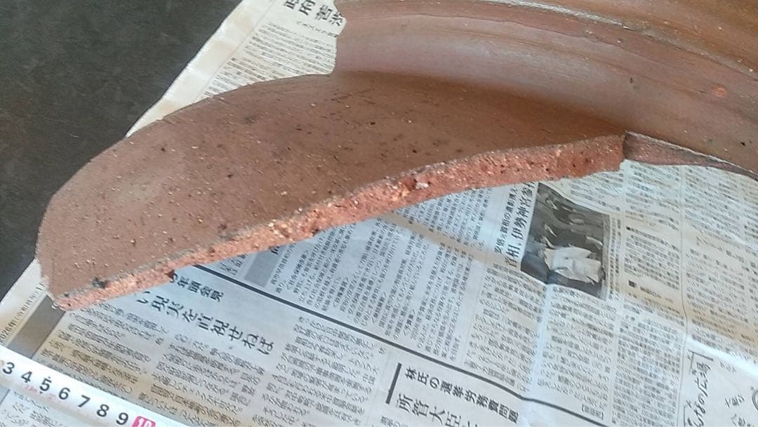 古備前 大甕 古陶 室町時代 酒器 陶板 残欠 伝世品 茶器 花器 茶道具 陶片