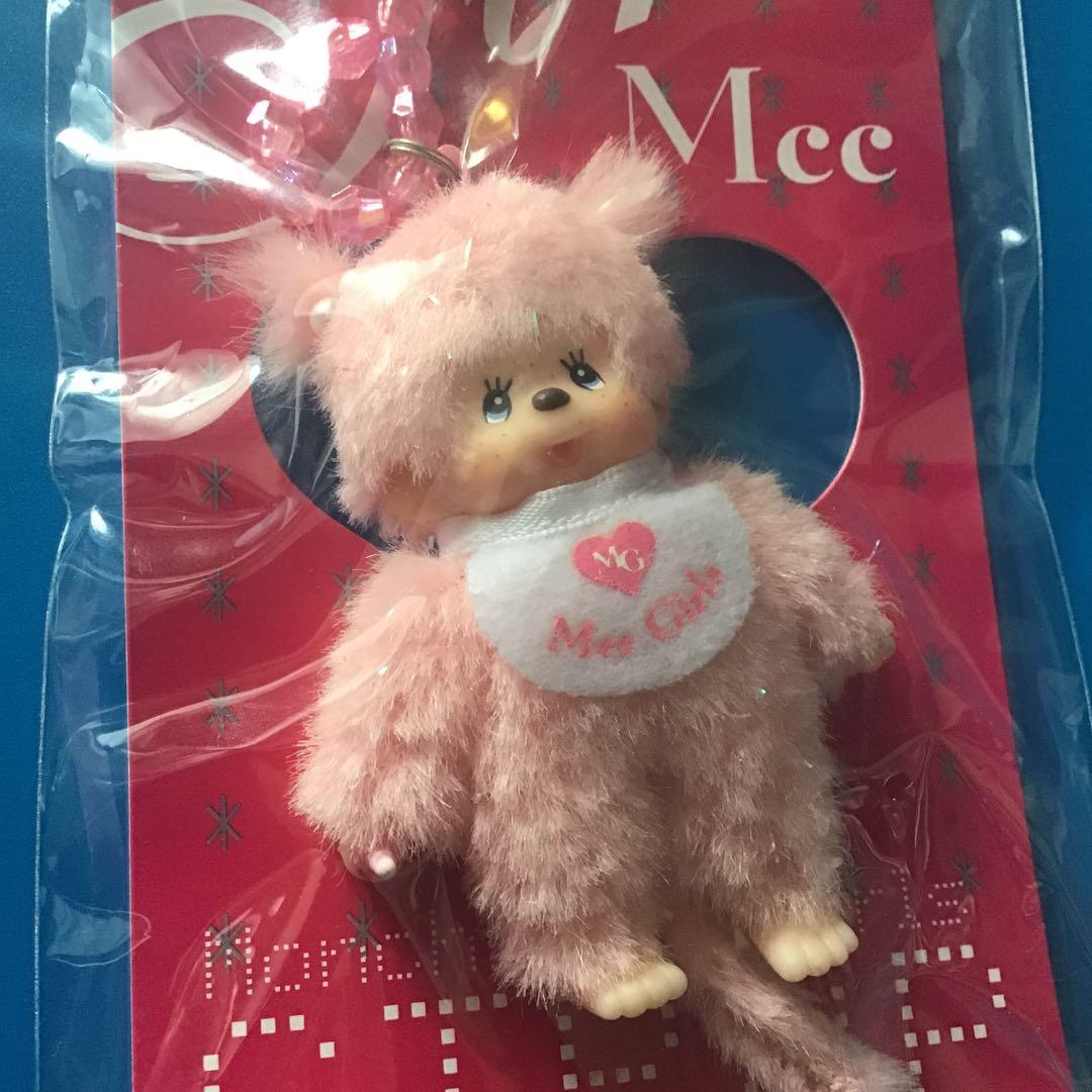 モンチッチ　MCC GIRLS ぬいぐるみストラップ　ピンク　レア！　正規品