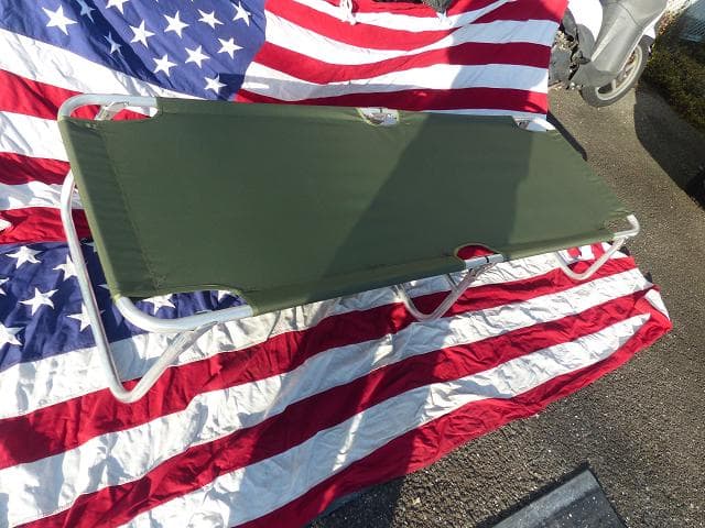米軍放出品　折り畳みコット フォールディングコット 簡易ベッド アウトドア 02