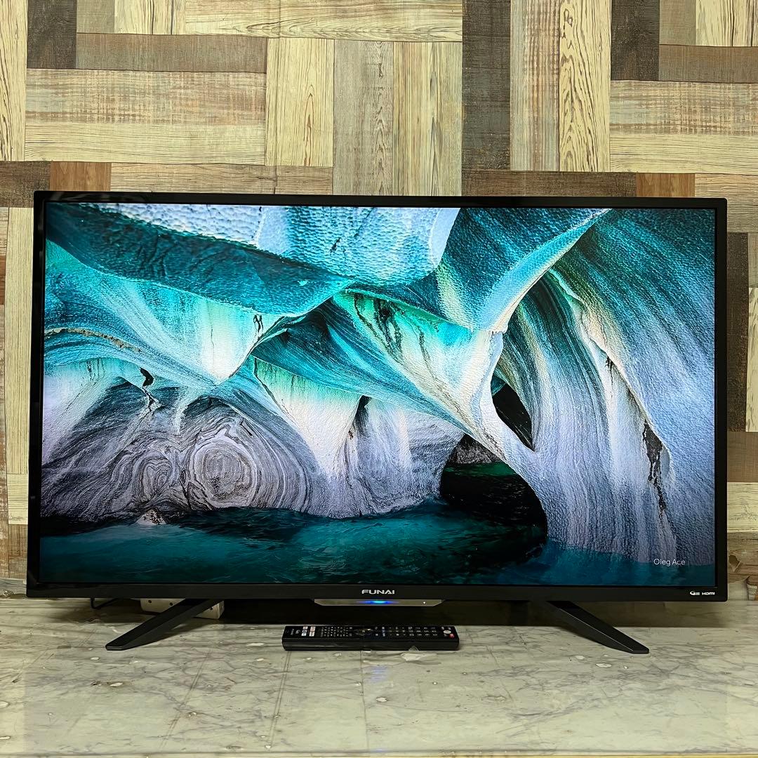 全国送料込❣️ハイスペックFUNAI43型4K録画機能内蔵TVネットアプリ視聴可能