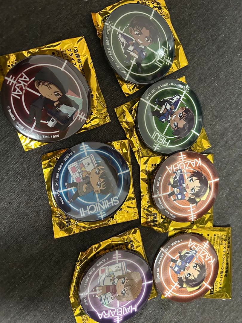 名探偵コナン　プレミアムオリジナルトートバッグ２０１９セガ【非売品】缶バッチ