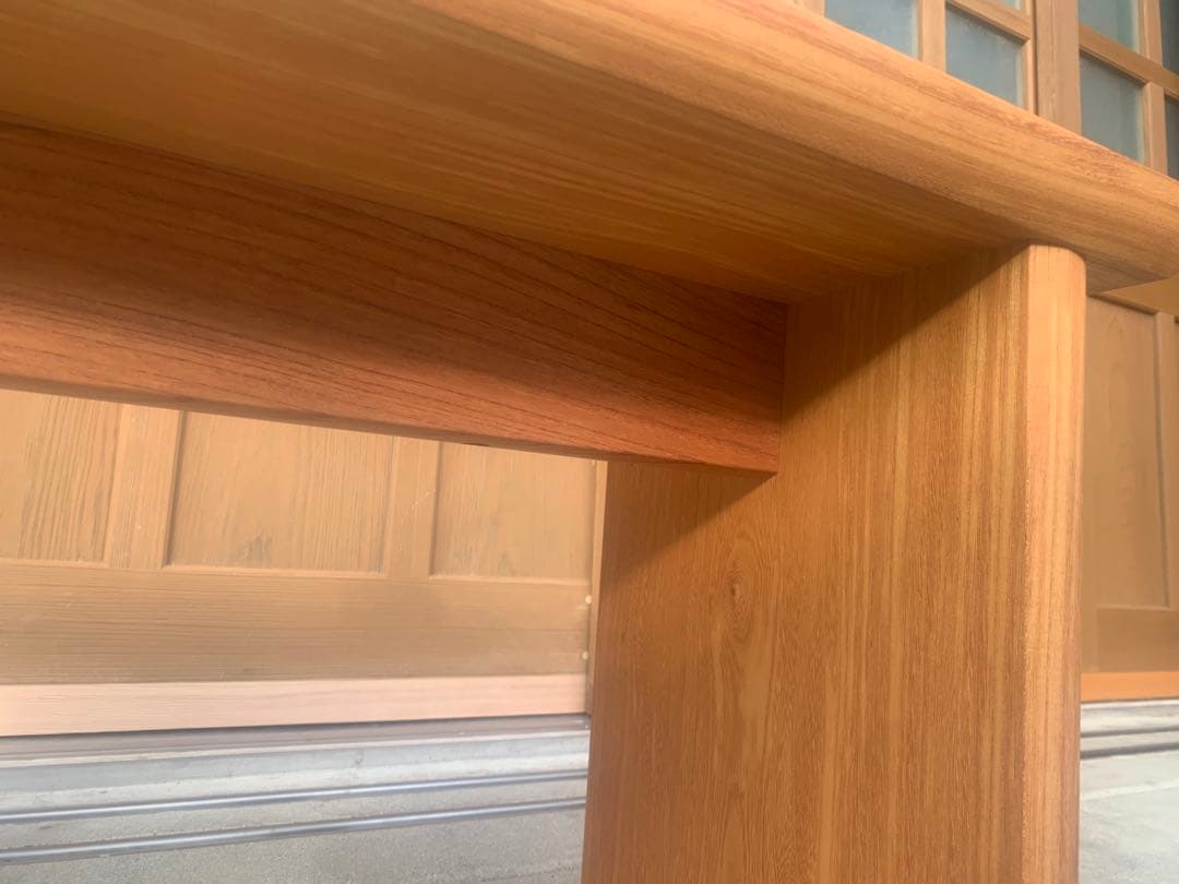 【MUKU】欅(ケヤキ)のベンチ，サイドテーブル