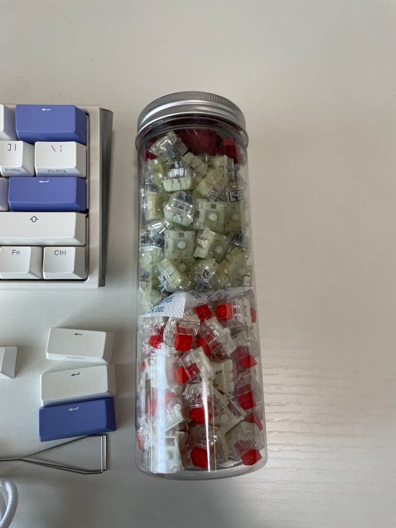 キーボード Ducky One 3 Mini 60% keyboard Pure White