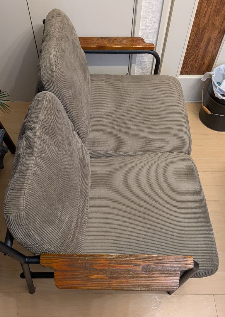 ソファ　2人掛け　コーデュロイ　sanctum 2