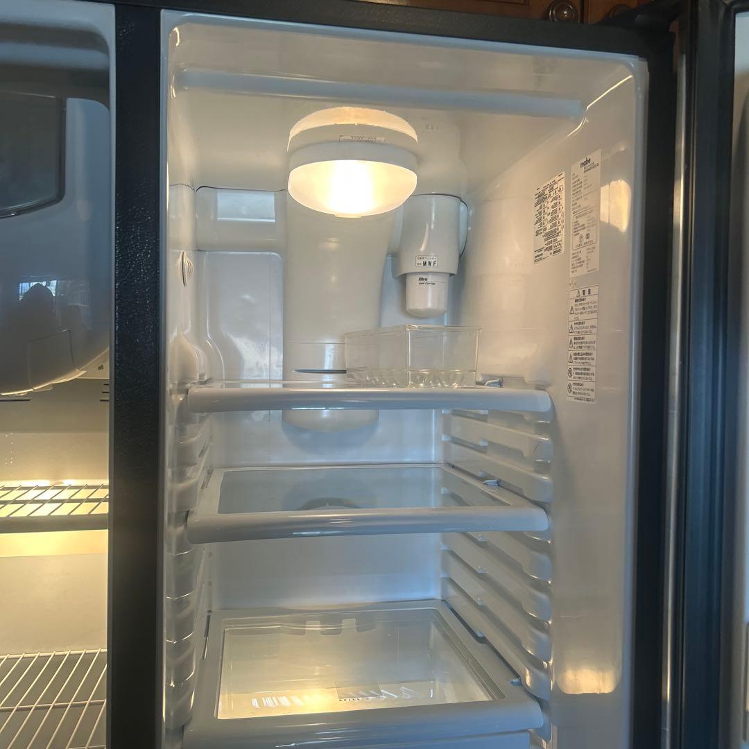 mabe マーベ　ステンレス冷蔵庫 両開き　MSM25GS/G 711L 送料込