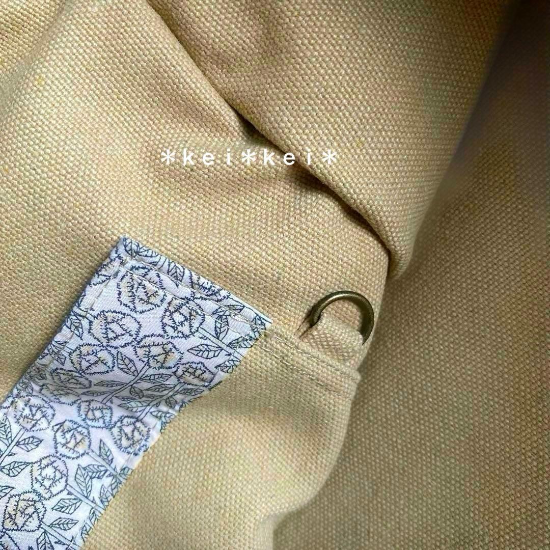 美品 ミナペルホネン ハンドメイド　トートバッグ タンバリン グリーン