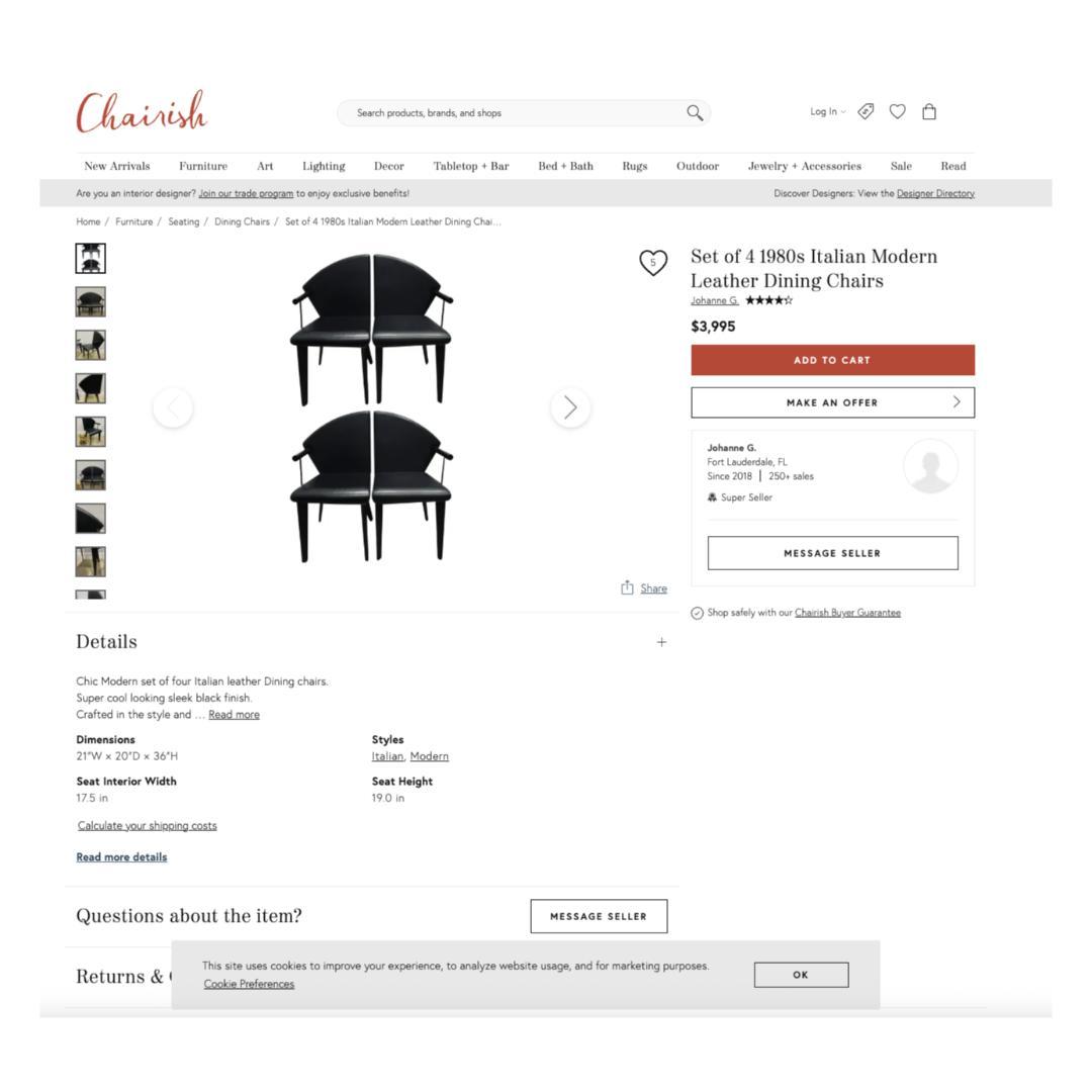 80~90s【Naos】イタリアン ポストモダン 本革×スチール ベンチ ソファ