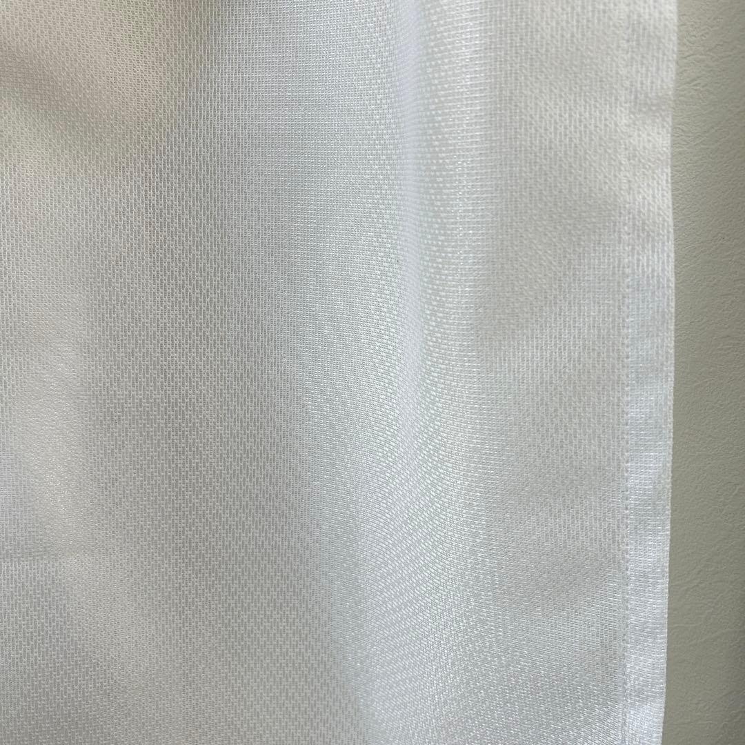 【NANA】二重カフェカーテン　ダブルガーゼ　ミラーレース　オーダー品