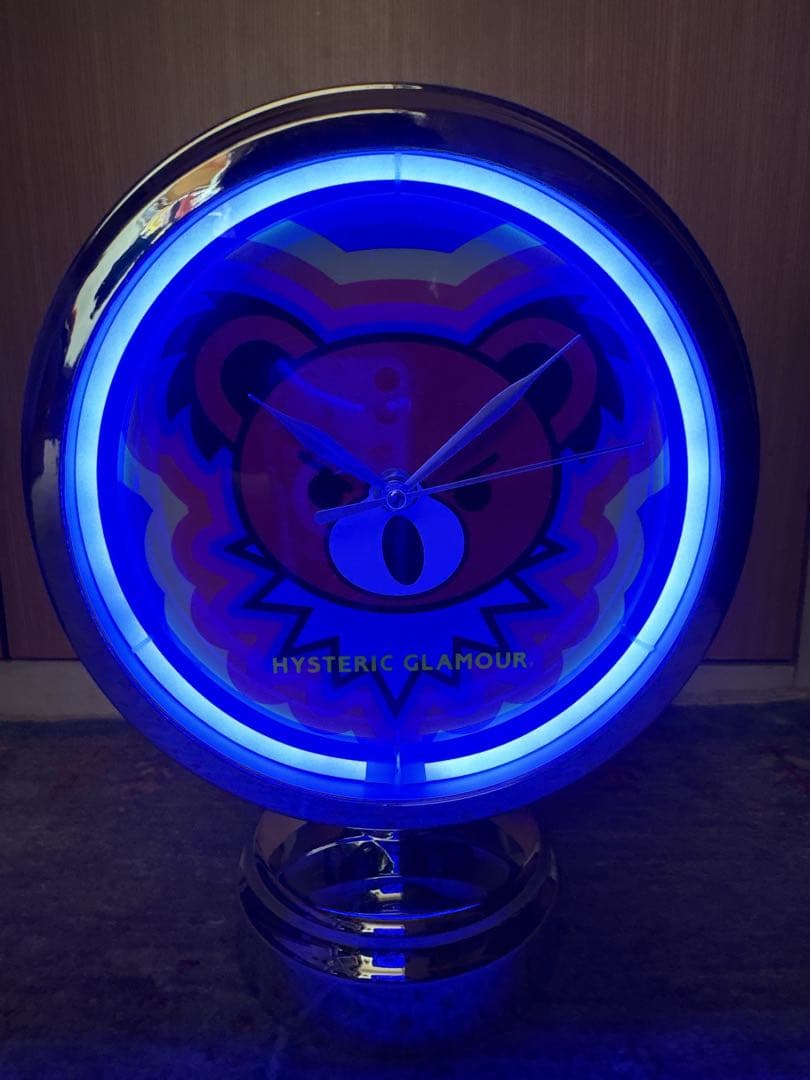 【新品】Hysteric glamourノベルティ✴︎ネオンライト付き置時計 ✴︎