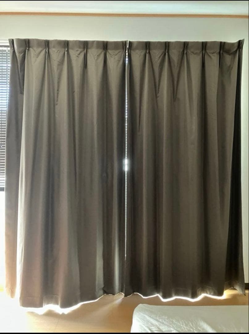 無印良品 大型サイズ 遮光 カーテン 2枚 セット