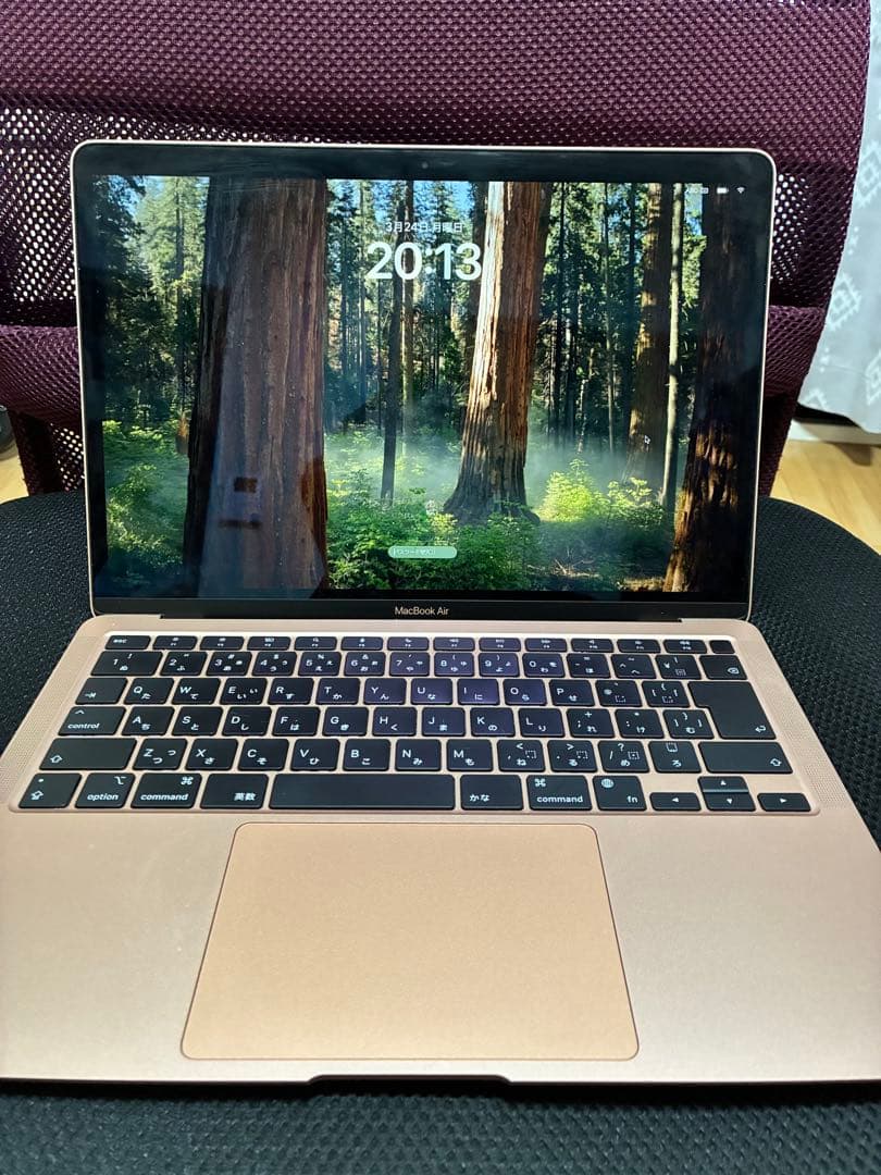 Apple MacBook Air ゴールド　M1