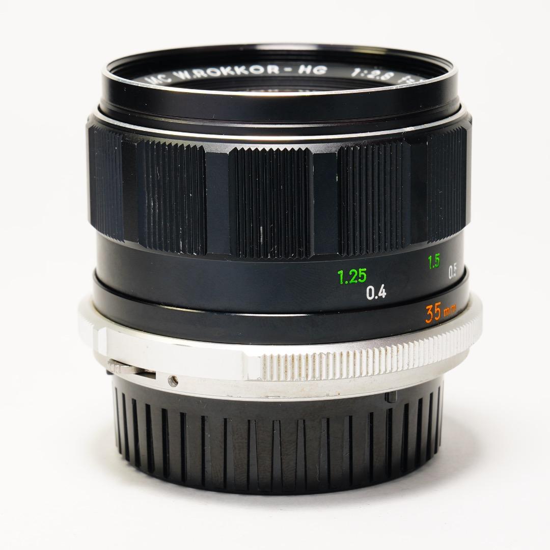 【極美品】ミノルタ MC W.ROKKOR-HG 35mm F2.8 687