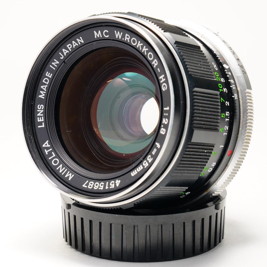 【極美品】ミノルタ MC W.ROKKOR-HG 35mm F2.8 687