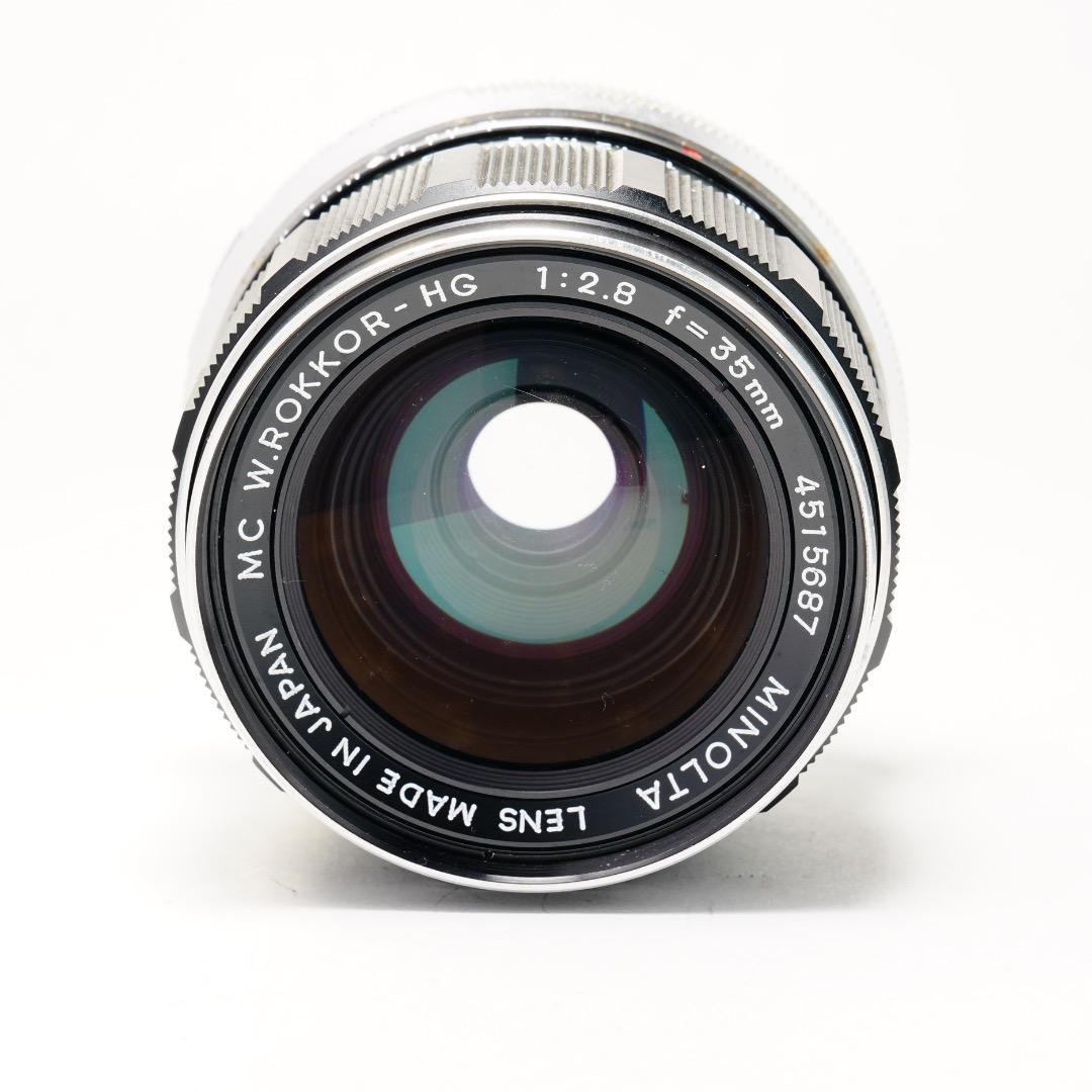 【極美品】ミノルタ MC W.ROKKOR-HG 35mm F2.8 687