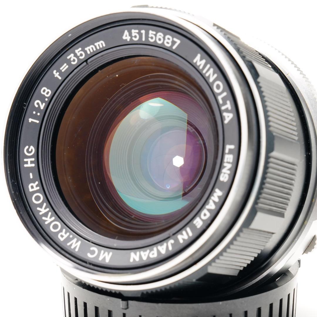 【極美品】ミノルタ MC W.ROKKOR-HG 35mm F2.8 687