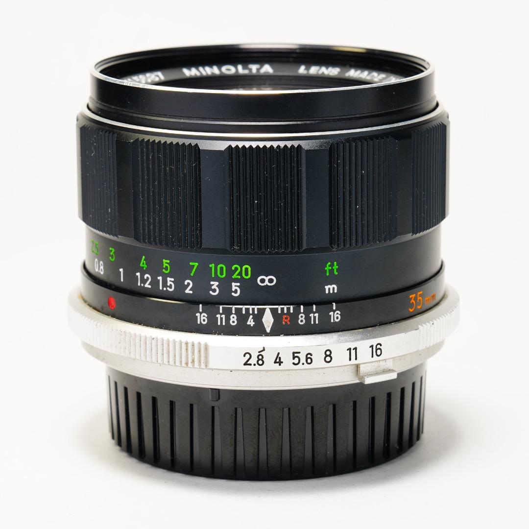 【極美品】ミノルタ MC W.ROKKOR-HG 35mm F2.8 687