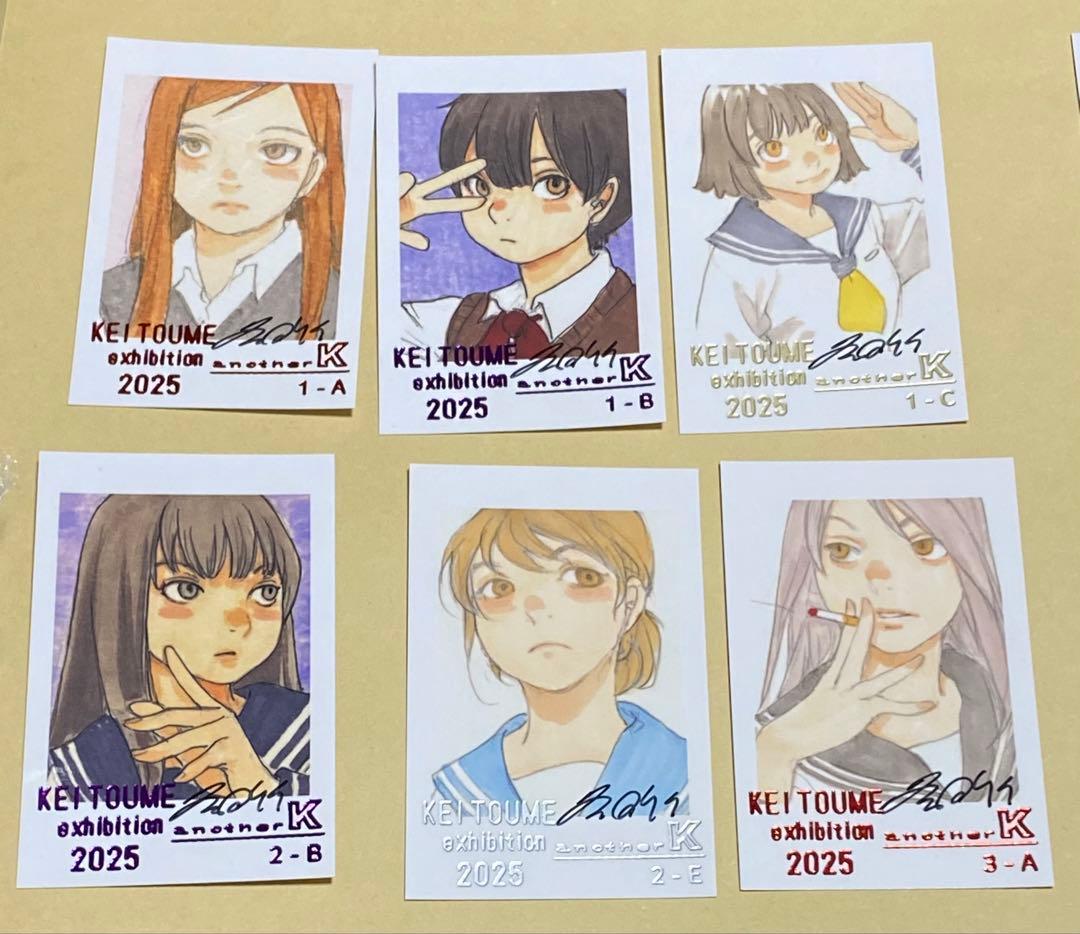 冬目ケイ　直筆サイン　チェキ風カード　冬目景　全10種　コンプリート