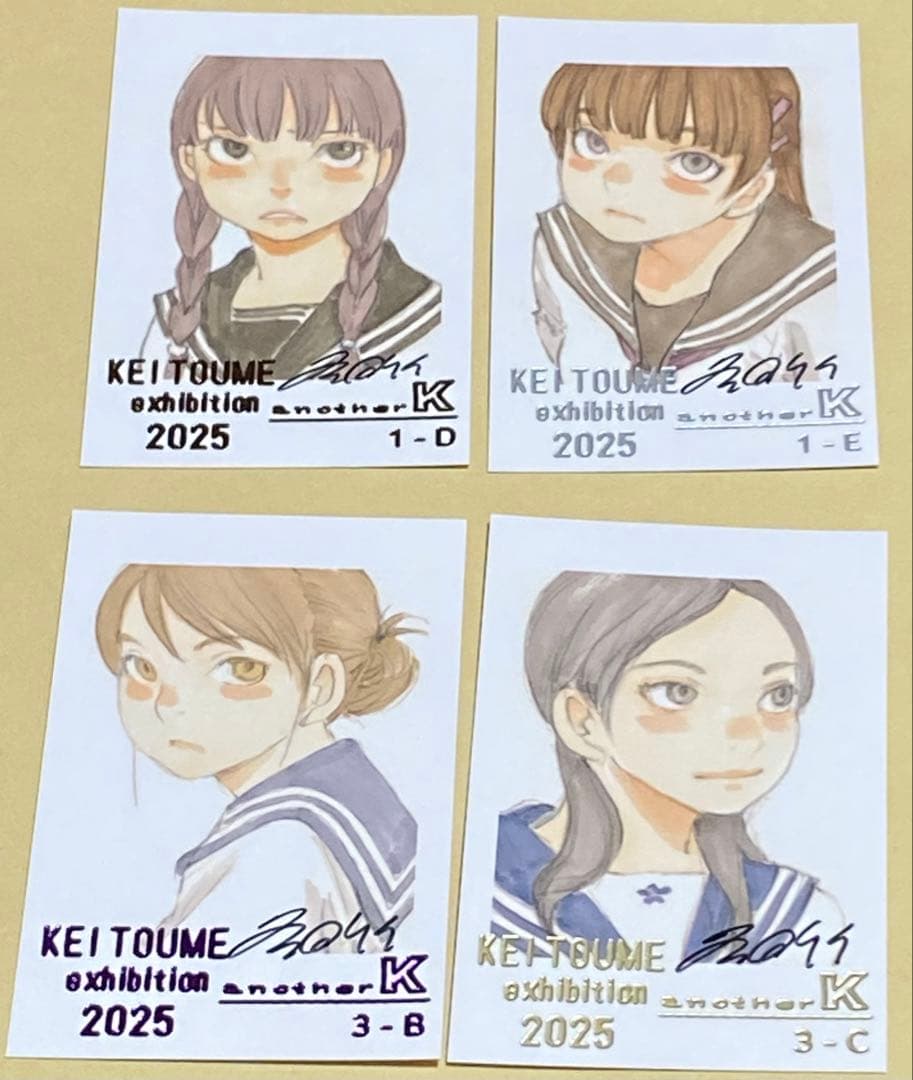 冬目ケイ　直筆サイン　チェキ風カード　冬目景　全10種　コンプリート