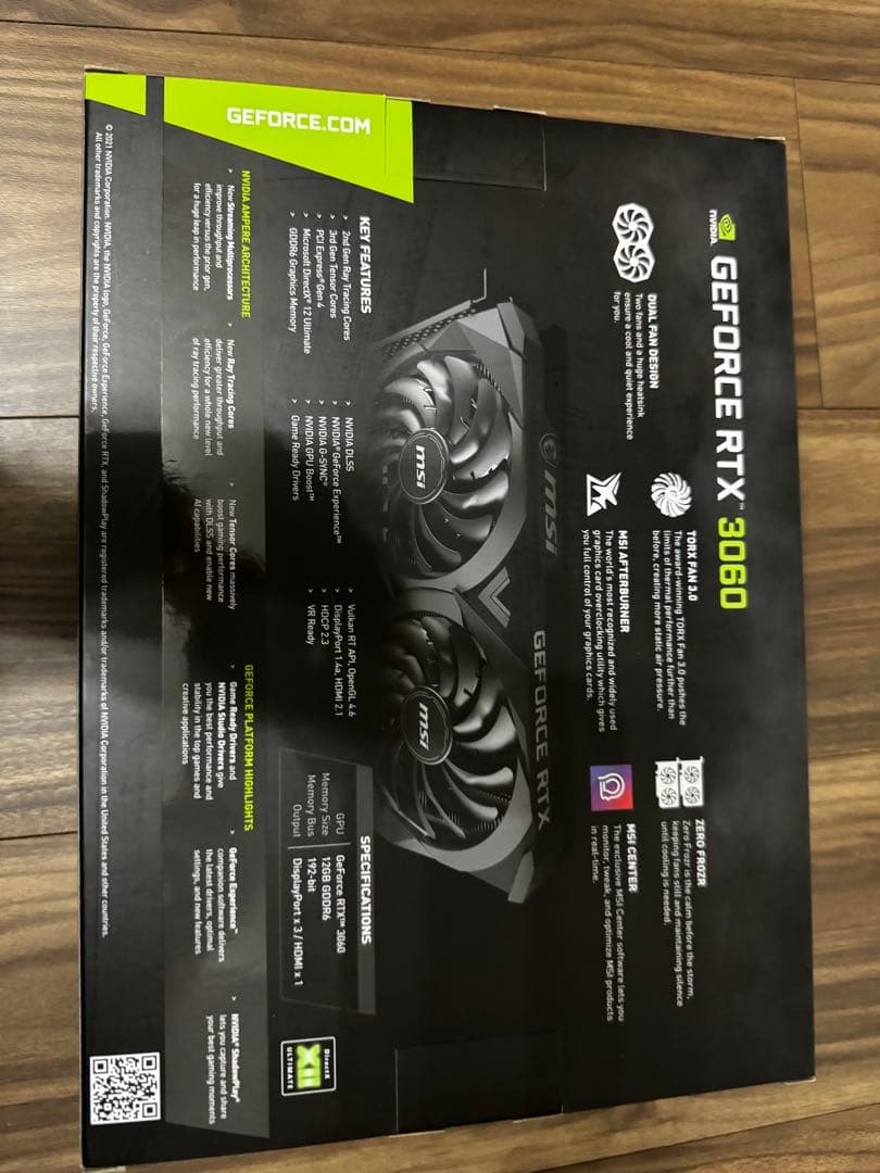 グラフィックボード・グラボ・ビデオカード eGPU BOX + RTX3060 12GB
