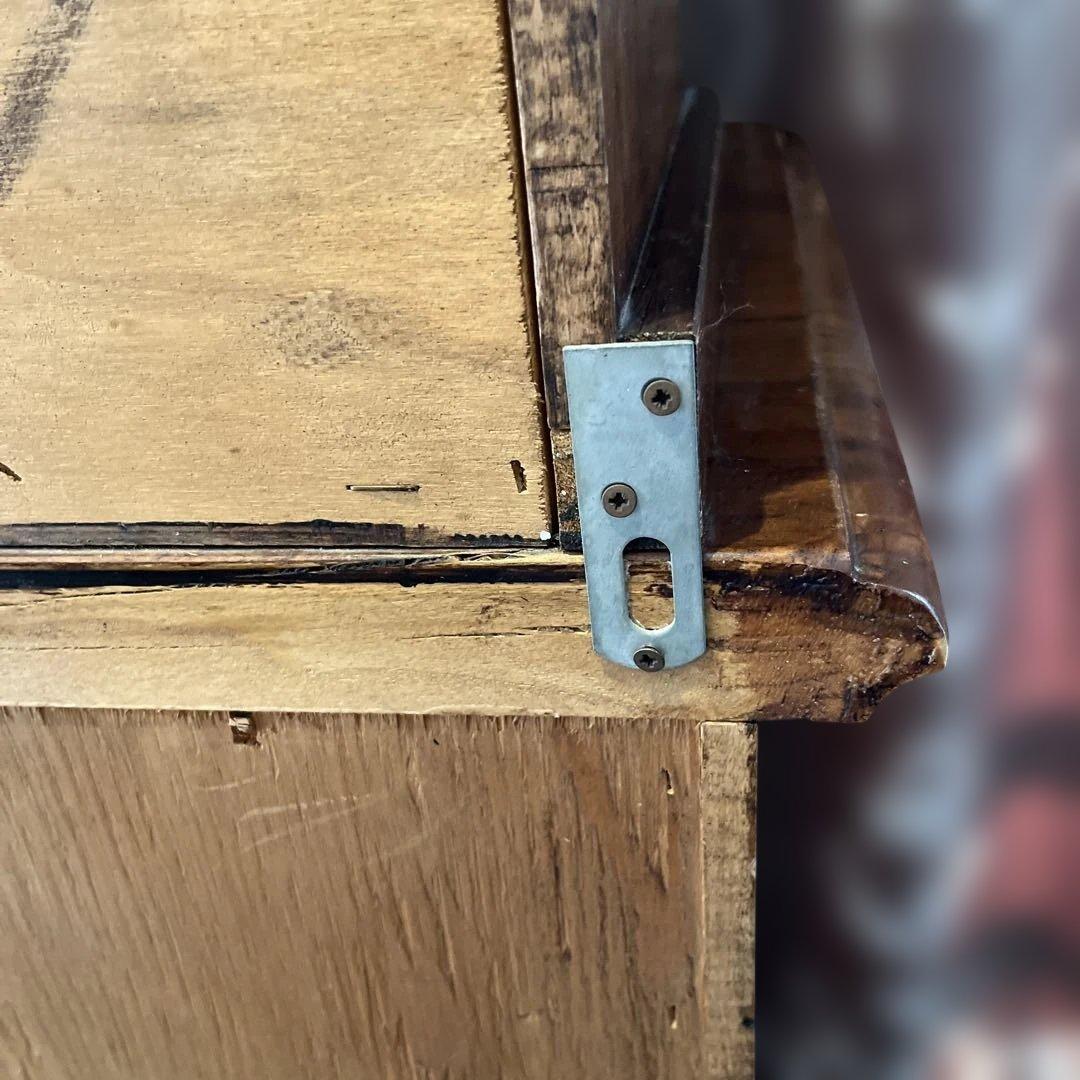 英国アンティーク　カップボード　飾り棚