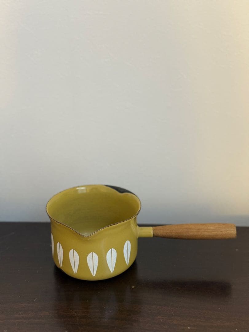 キャサリンホルム　グリーン　ビンテージ　ミルクパン