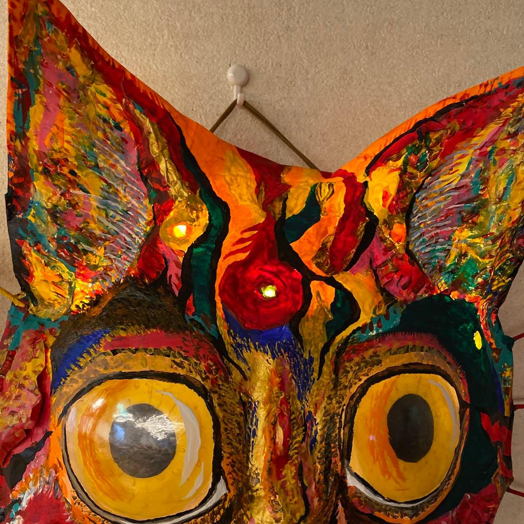 ネコ　猫　にゃんこ　大きい　手作り　ハンドメイド　壁飾り　造形看板　アート