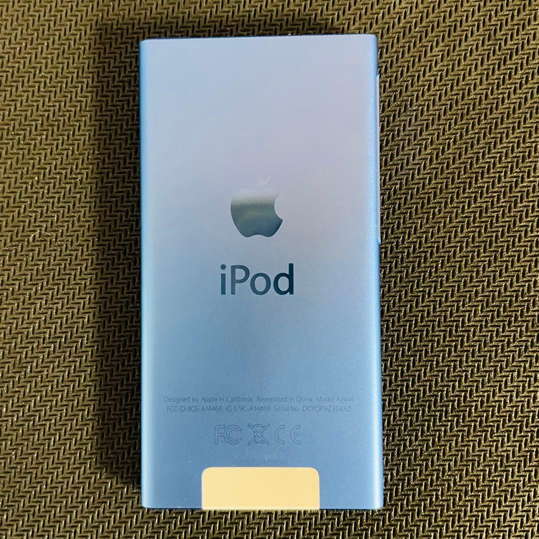 Apple アップル iPod nanoブルー 保護カバーあり