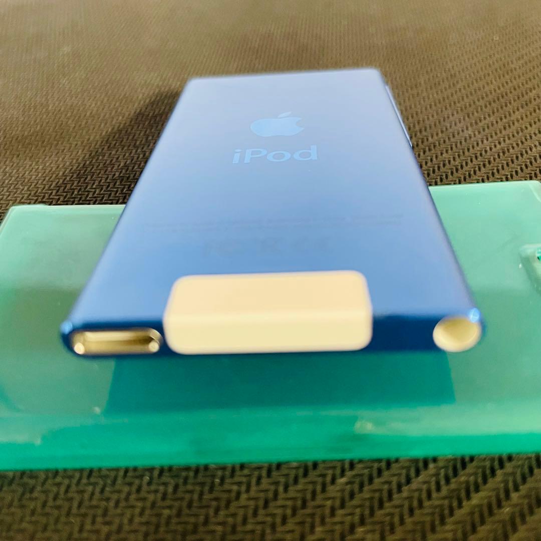 Apple アップル iPod nanoブルー 保護カバーあり