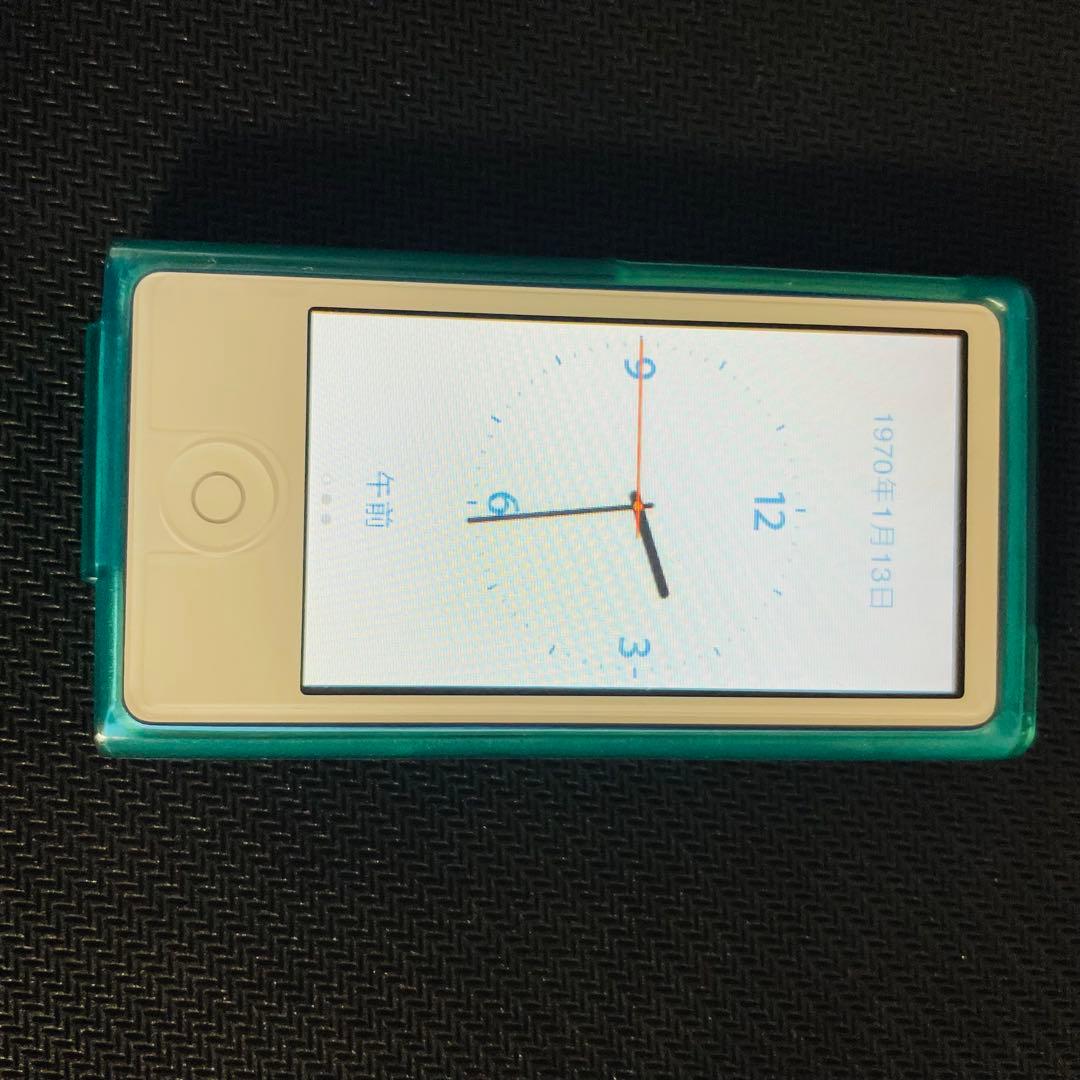 Apple アップル iPod nanoブルー 保護カバーあり