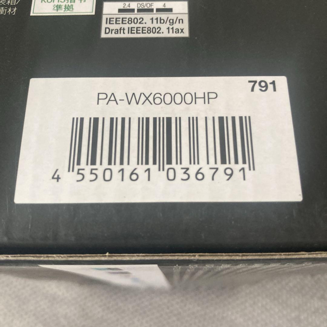 未開封未使用　NEC　Aterm　WX6000HP　PA-WX6000HP