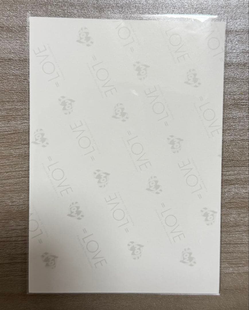 久*住様 イコラブ 佐々木舞香 生写真 直筆 ラブソングに襲われる ジャケ写 チ