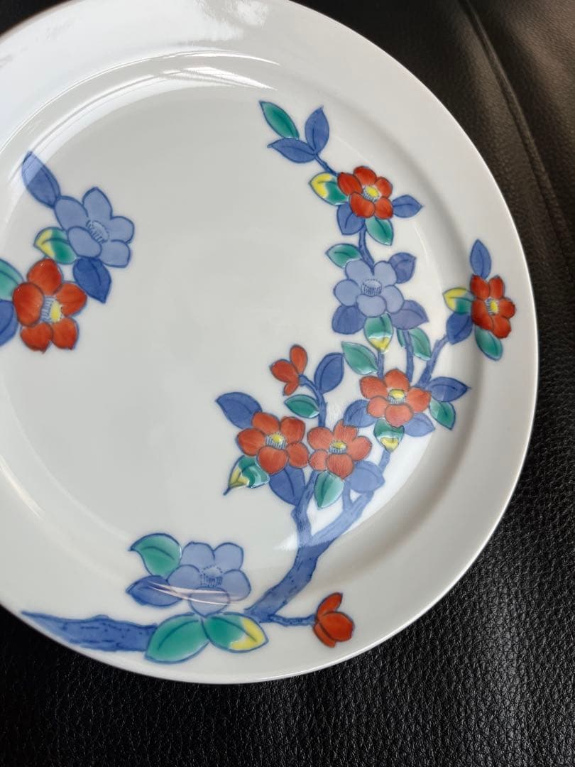 有田焼 花柄絵違い 5枚セット