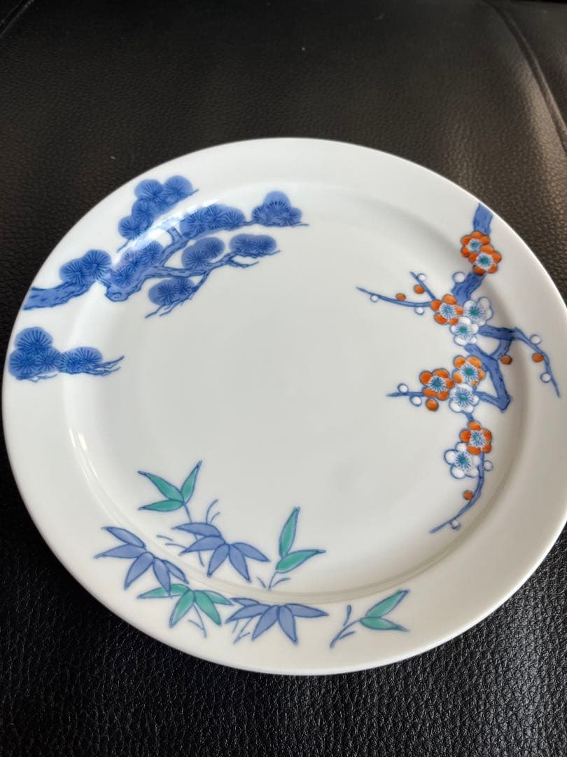 有田焼 花柄絵違い 5枚セット
